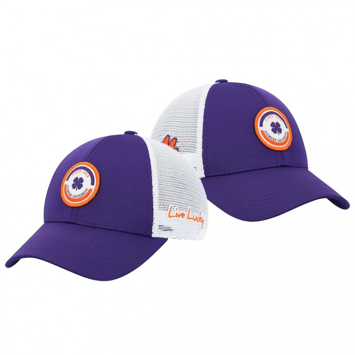 Clemson Tigers TOW Rebel Corduroy & Mesh Snapback Relax Hat Cap